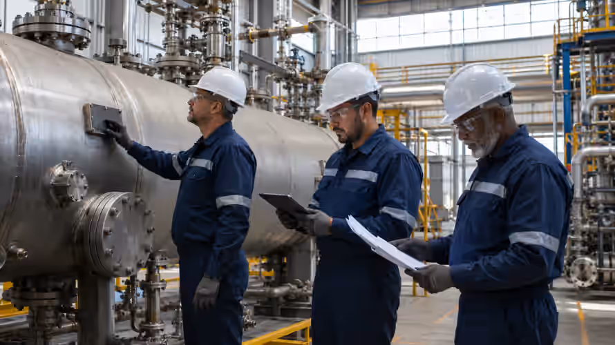 Enquadramento de vasos de pressão NR-13 com classificação PxV e conformidade em planta industrial da INTECHK