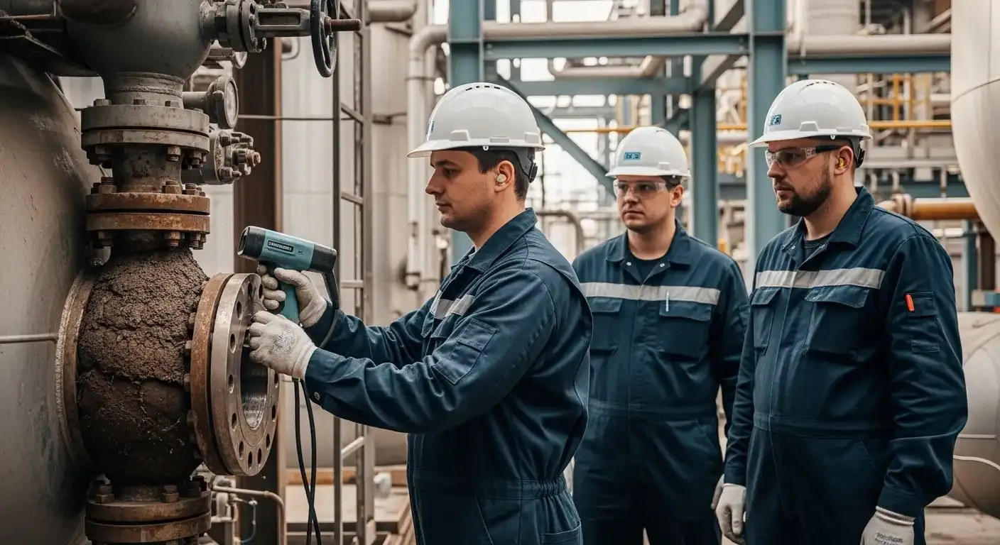 Ensaios em Reatores Industriais aplicados na identificação térmica de descontinuidades sob controle de qualidade petroquímico avançado